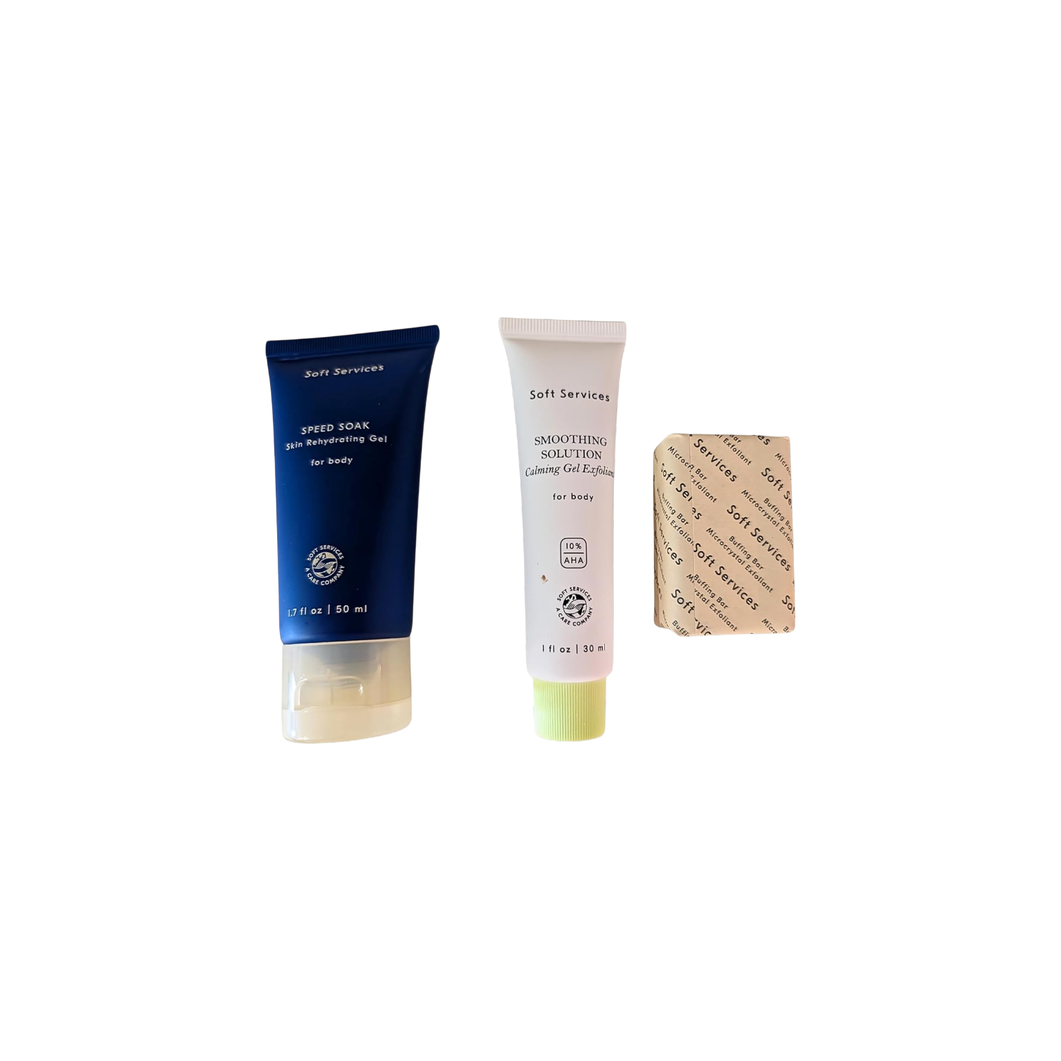 Discovery Set – 3-Piece Body Care Kit by Soft Services
